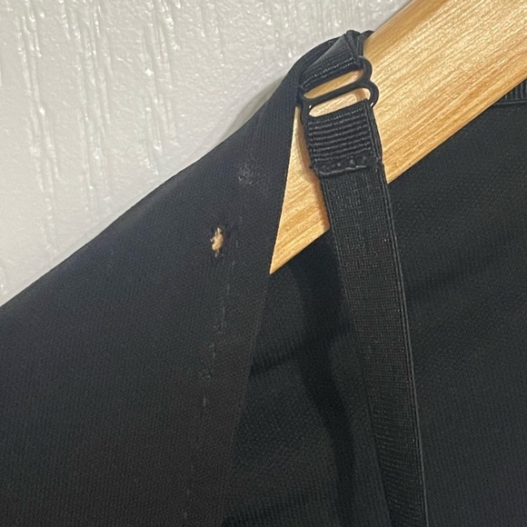 HELMUT LANG SCALA MIDI DRESS BASALT BLACK {$395} Spaghetti Strap Longsleeve Sm - Picture 7 of 10